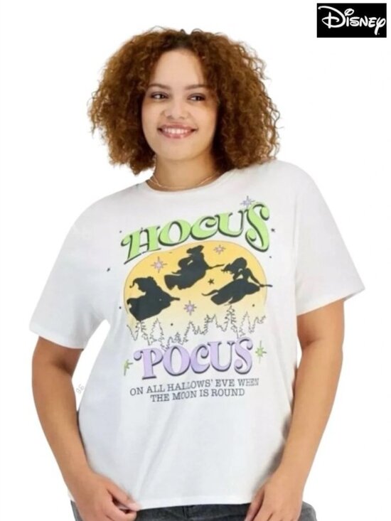 Disney Tops - DISNEY Hocus Pocus Sanderson Sisters Tee – Plus Size 2X – NWT